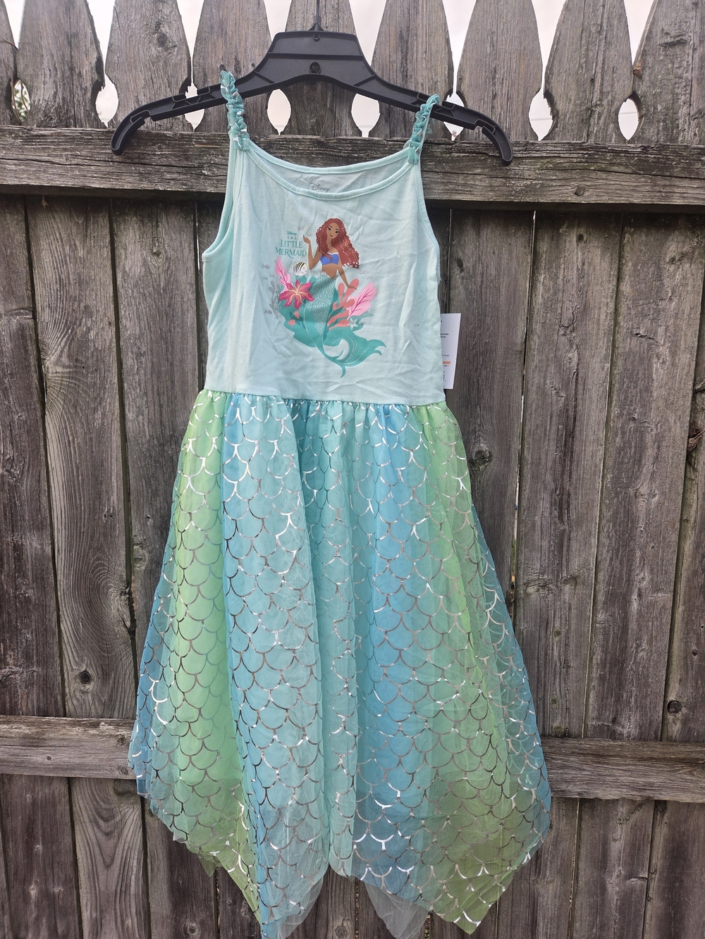 Disney Little Mermaid Aqua and Green Mermaid Dress Costume